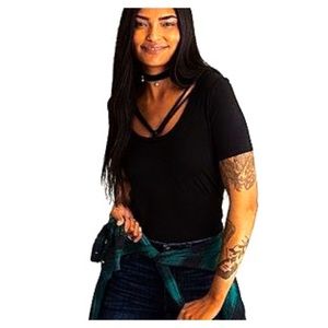 🖤 AE Soft & Sexy Strappy Scoop T-Shirt 🖤